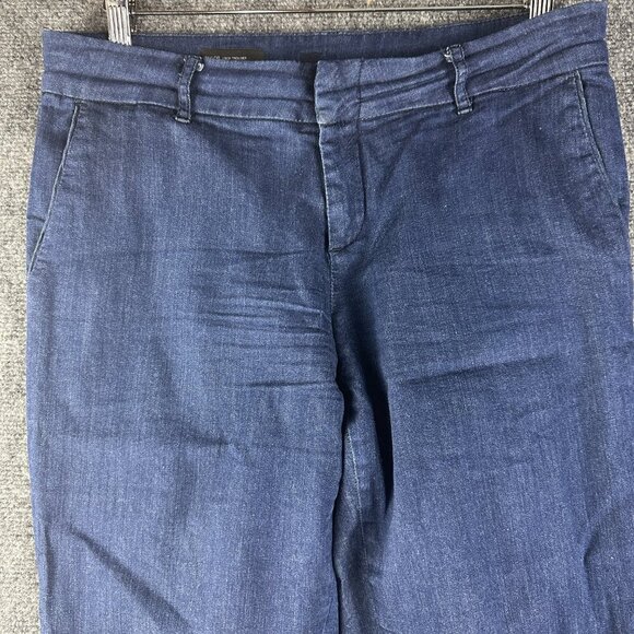 Kut From The Kloth Jeans Womens 8 Taylor Crop Trouser Cotton Stretch Pockets - Picture 3 of 9